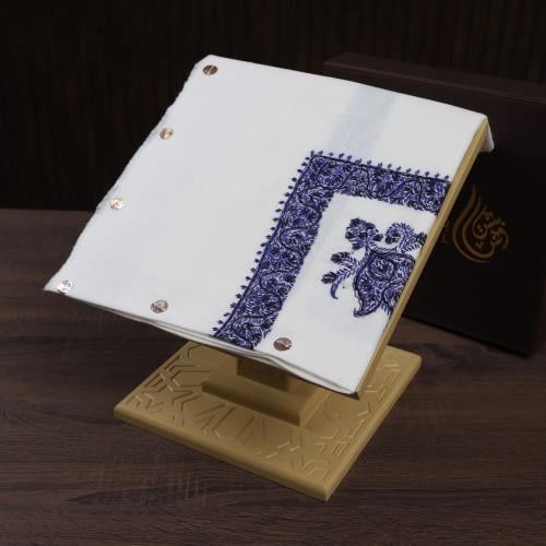 شال كشميري صوف نص ترمه شغل يدوي