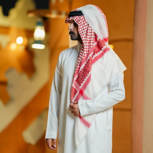 شماغ ترمه بصراوي | صوف كشميري VIP