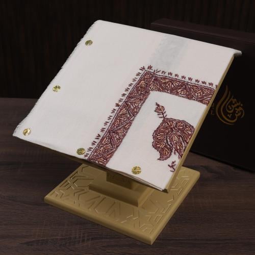 شال كشميري صوف نص ترمه شغل يدوي