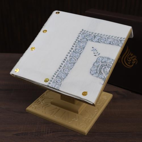 شال كشميري صوف نص ترمه شغل يدوي