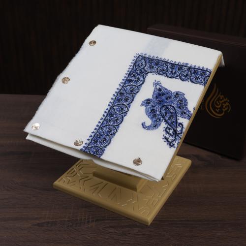 شال كشميري صوف نص ترمه شغل يدوي