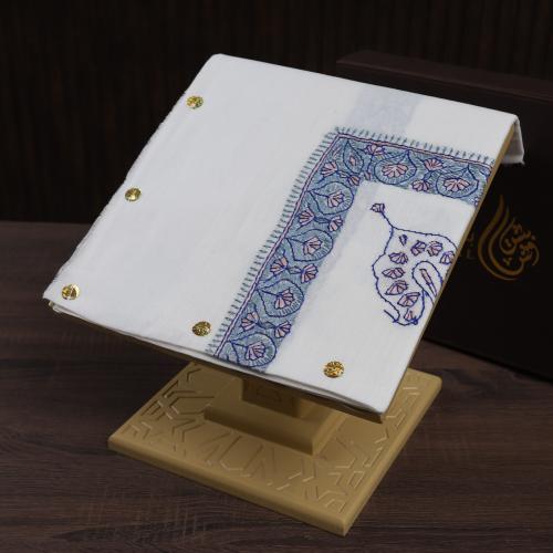 شال كشميري صوف نص ترمه شغل يدوي