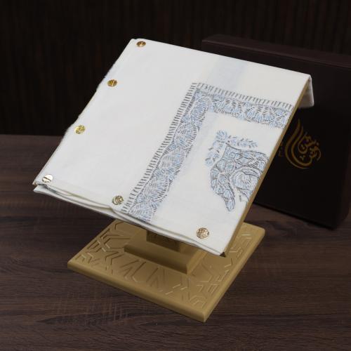 شال كشميري صوف نص ترمه شغل يدوي