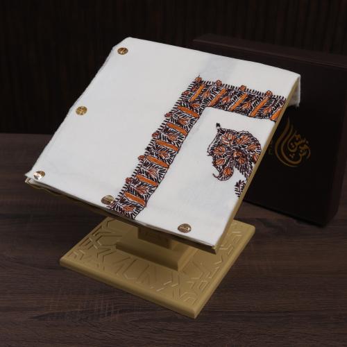 شال كشميري صوف نص ترمه شغل يدوي