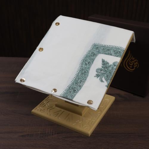 شال كشميري صوف نص ترمه شغل يدوي