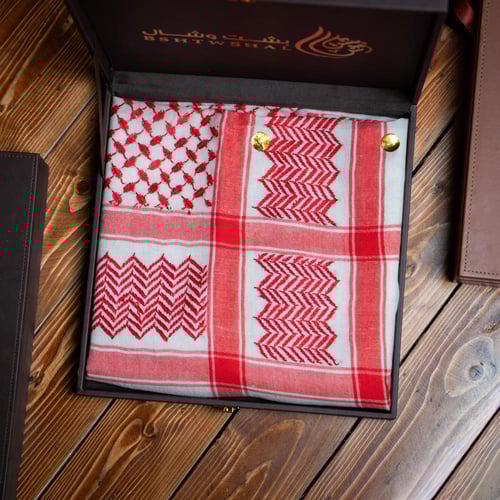 شماغ بشمينا | صوف كشميري VIP