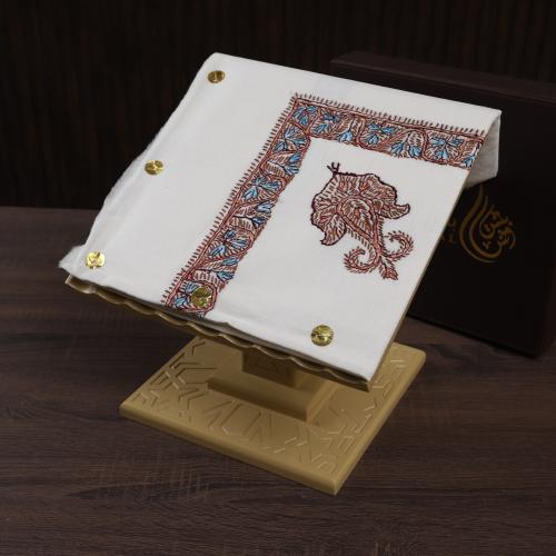 شال كشميري صوف نص ترمه شغل يدوي