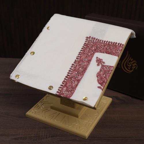 شال كشميري صوف نص ترمه شغل يدوي
