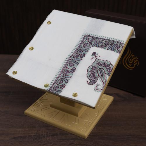 شال كشميري صوف نص ترمه شغل يدوي