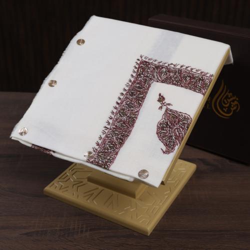 شال كشميري صوف نص ترمه شغل يدوي