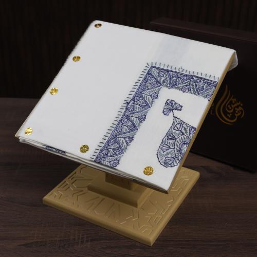 شال كشميري صوف نص ترمه شغل يدوي