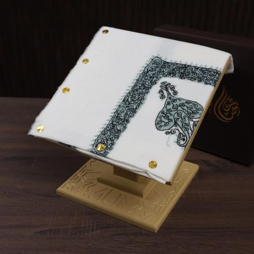 شال كشميري صوف نص ترمه شغل يدوي