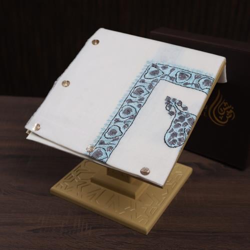 شال كشميري صوف نص ترمه شغل يدوي