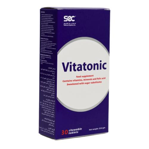 Vitatonc Dietary Supplement Chewable Tablets 30 Ta...