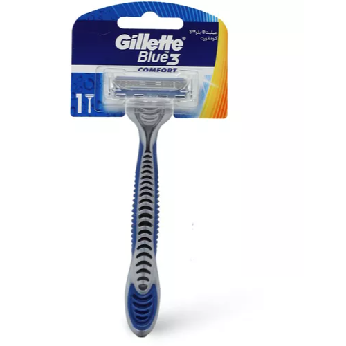 جيليت بلو 3 ماكينة شفرات حلاقة قابة للرمي 1 قطعة