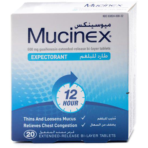 ميوسينكس 600 مجم 20 قرص