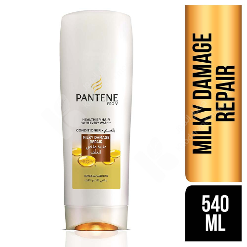 بانتين بلسم لمعالجة تلف الشعر بالحليب 540 مل