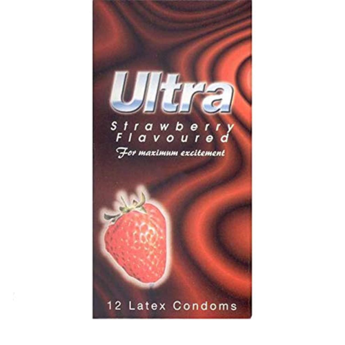 الترا واقي ذكري - بنكهة الفراولة