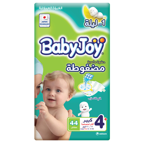 بيبي جوي - حفاضات بحشوة ماسية حجم 4+ - 12-21 كلغ -...