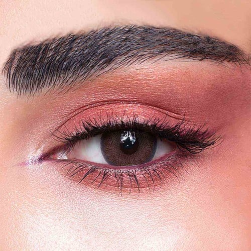 عدسات امارا اللاصقة الملونة - تان