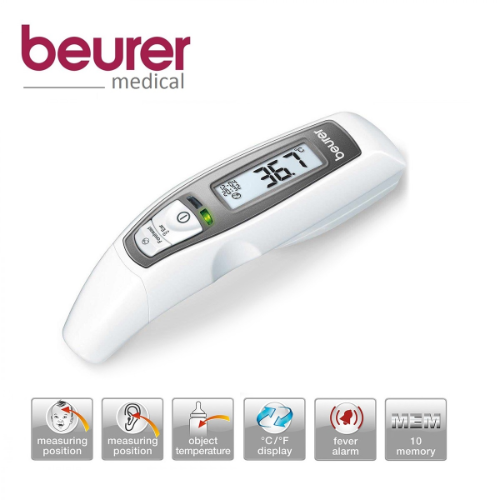 بيورر Ft65 ميزان حرارة طبي لقياس حرارة الأذن والجب...