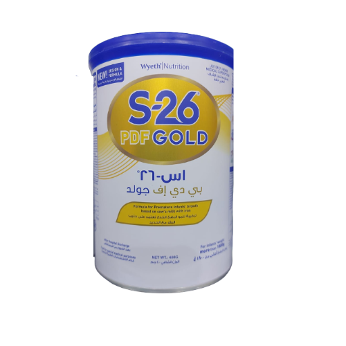 إس26 جولد حليب أطفال بي دي اف 400 جم