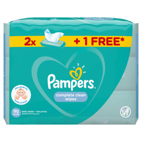 بامبرز مناديل المنعشة للأطفال | 192 منديلاً