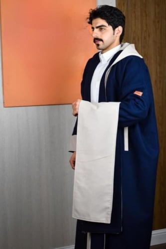 فروه شتوي وجهين دبل فيس كحلي