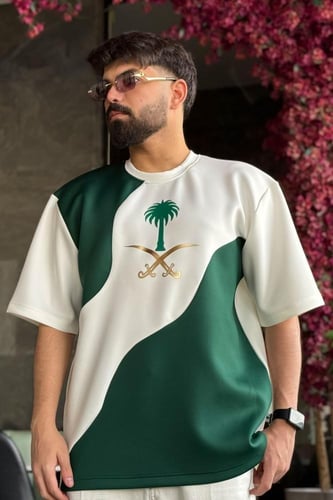 تيشرت اليوم الوطني اوفر سايز