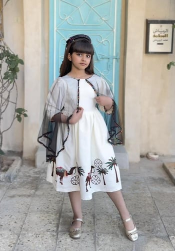 فستان العقال بشعار يوم التأسيس