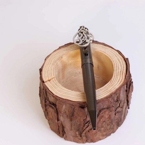 قلم عربي بالاسم مطلي بالذهب او الفضه