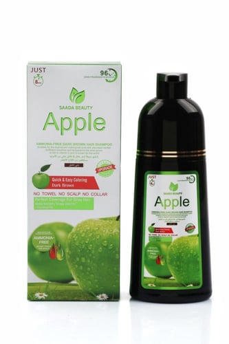 شامبو صبغة بني غامق خالي من الامونيا مستخلص من الت...