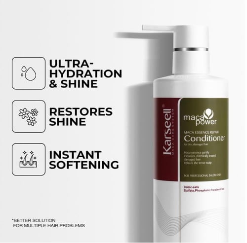 بلسم إصلاح الشعر الجاف والتالف بخلاصة الماكا - 500...