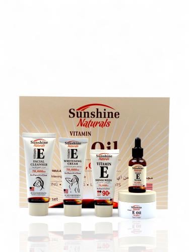 مجموعة فيتامين اي من صن شاين 5 قطع