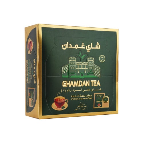 شاي غمدان مغلف 100 كيس