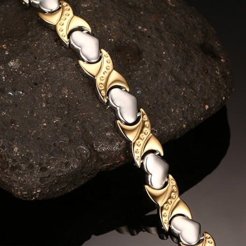 سوار الطاقة الطبي للنساء بحجر الجرمانيوم وحجر المغ...