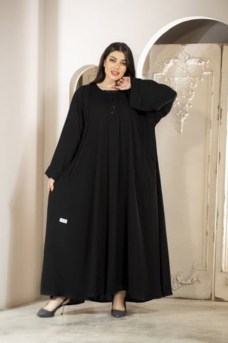 عباية كلوش مسكره من الامام