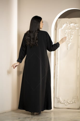 كتان أسود بكم سفطة