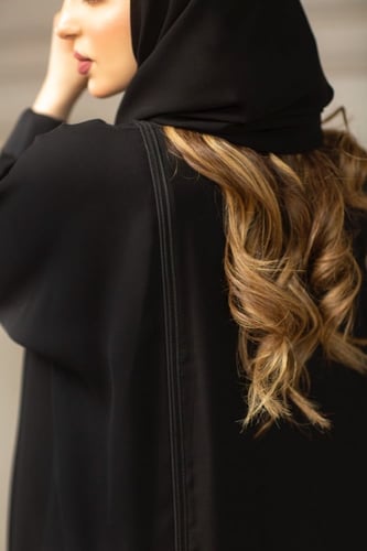 كتان أسود بكم سفطة