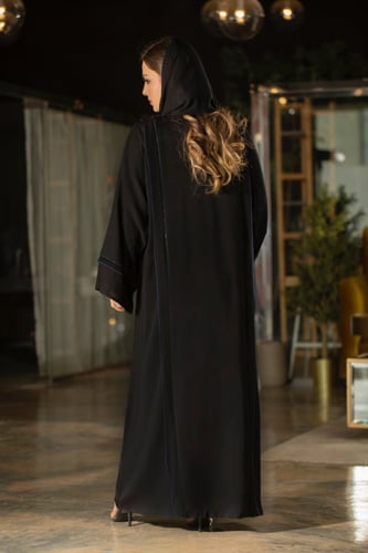 عباية بلاك بيري بكلفة كحلي