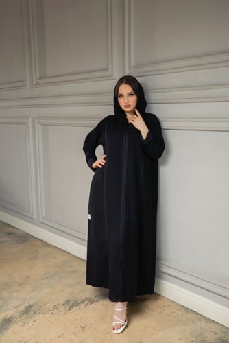 كتان أسود بكم سفطة