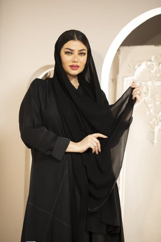 كتان أسود بكم سفطة