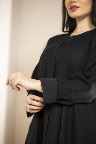 كتان أسود بكم سفطة