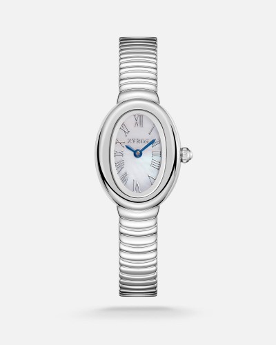 ساعة نسائية ستيل بلون فضي