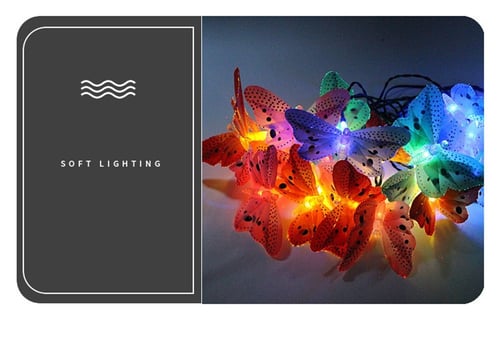 سلسلة زهور زينة مضيئة تعمل بالطاقة الشمسية - لون أ...