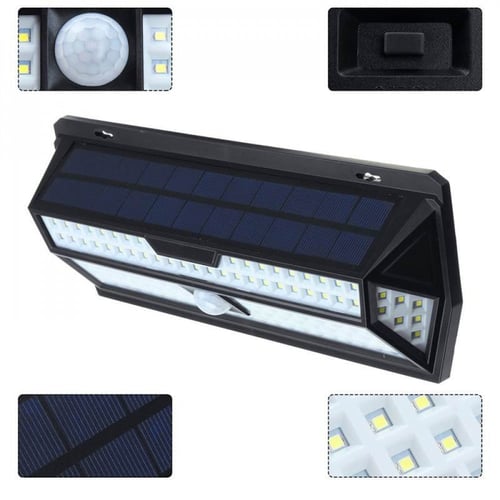 اضاءه سنسور عريض تعمل بالطاقة الشمسية