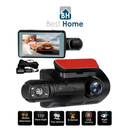 داش كام HD1080P 3 كاميرات تسجيل فيديو