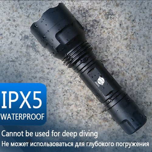 مصباح تكتيكي يدوي متنقل USB قابلة للشحن كشاف قوي و...