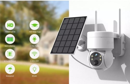 كاميرا مراقبه متحركة WIFI بالطاقة الشمسيه