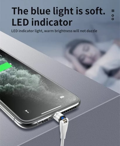 كابل شحن مغناطيسي لشحن جوالات الايفون